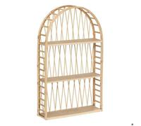 Etagère murale ""Anahi"" bambou beige 74x45cm - Atmosphera Créateur d'intérieur