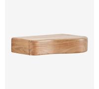 Étagère murale avec rangement en bois d'acacia Nireimi ↔︎ 40 cm
