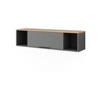 Étagère murale Betti, 120x30cm, Anthracite/Sonoma, Vicco 51714