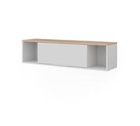 Vicco Étagère Murale Betti, Blanc/Sonoma, 120x30cm