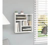 vidaXL Étagère murale Blanc 45,1x16x45,1 cm Bois d ingénierie 802948