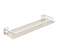 Étagère murale blanche acrylique et aluminium,30x10x4cm,pour rangement salle de bain,cuisine,buanderie,décoration intérieure