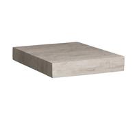 FIVE Simply Smart - Étagère Murale Carré "Fixy" 24cm Chêne Gris Gris, Gris G