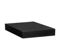 5five Étagère murale Fixy, noir, bois d'ingénierie, L 23,5 x l 23,5 x H 3,8 cm