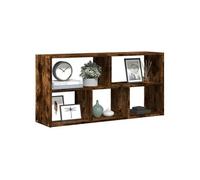 Etagère murale chêne fumé 100x25x50 cm bois d'ingénierie 853276