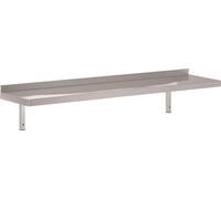 Etagère Inox Murale avec Console - Profondeur 400 - Combisteel - 1200x400 inox G