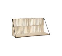 Atmosphera - Étagère murale Cosy - corde et métal - 48x12 cm