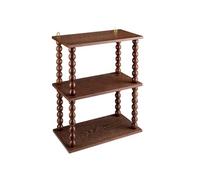 Etagère murale Créateur d'intérieur 3 Niveaux Pin, MDF et Acier 40x22x50 cm Marron