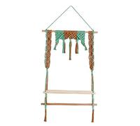 Étagère murale créative en macramé à suspendre, étagères flottantes bohème, ornement pour la maison, pour accrocher des photos, des notes, étagères Artwo pour décoration murale bohème, tableau la