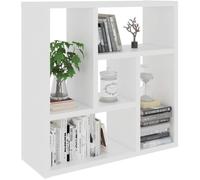 Étagère Murale Cube avec 5 Compartiments Ouverts Blanc 45,1x16x45,1 cm Aggloméré A382