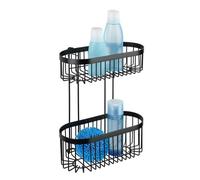 Etagère murale de douche indus Classic - L. 26 x H. 33 cm - Noir