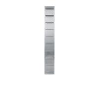 Étagère Murale de Rangement Haute en Aluminium