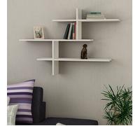 Etagère murale - EMOB - Woody Fashion - Blanc - 80 cm - 22 cm - 123 cm