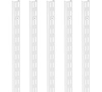 Étagère murale en acier réglable Shelf Track 60 pouces, lot de 5