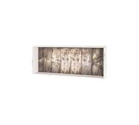 Etagere murale en blanc essuye-vintage - 76 x 12 x 30 cm --
