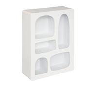 Atmosphera – Étagère murale Rivi – en bois blanc – 45 x 65 cm
