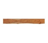 vidaXL Étagère murale Tablette flottante rectangulaire en acacia massif Bordure assortie