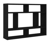 vidaXL Étagère murale Chêne noir 75x16x55 cm Bois d'ingénierie