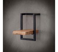 Étagère murale en bois et métal 20cm ERNEST