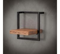 Étagère murale en bois et métal 30cm ERNEST