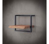 Étagère murale en bois et métal 40cm ERNEST