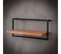 Étagère murale en bois et métal 65cm ERNEST