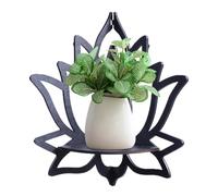 Étagère Murale en Bois, étagère d'angle Flottante pour Chambre à Coucher, Salon, de présentation pour Cristaux et huiles essentielles, Rangement Mural décoratif Rustique, décoration