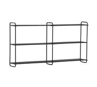 Étagère Murale en Métal Lyon 122cm Noir