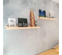 Etagère Murale En Pin Massif Bois Clair TU