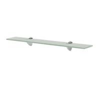 Étagère murale en verre - vidaXL - 60x10 cm - Verre trempé 8 mm - Transparent - Capacité 10 kg