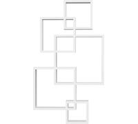 Étagère murale - Étagère cubique avec 5 compartiments - À fixer au mur - Pour le salon et la chambre à coucher - Dimensions 49,5×10,2×86 cm - Blanc
