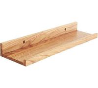 Étagère murale Famanu Wandregal de forme en U, en bois massif de chêne - Finition bois RF-GB601