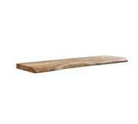 Étagère murale - FINEBUY - Bord d'arbre - Bois d'acacia massif - 100 cm - Style campagnard