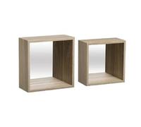 ETAGERE FIXY Miroir Cube NAT X2