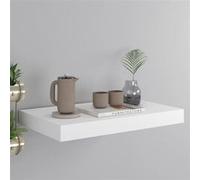 Étagère murale flottante blanc 40x23x3,8 cm MDF Blanc G