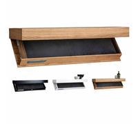Étagère murale flottante cachée avec compartiment pour décoration | Étagère murale flottante dissimulée avec compartiment - Idéale pour décoration et rangement dans cuisine, chambre, nurserie