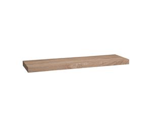 Étagère murale flottante coloris Chêne naturel L 80 cm Fixations invisibles