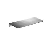 Étagère murale flottante en acier inoxydable brossé pour salle de bain, salon, chambre à coucher, cuisine, étagère de douche (30 x 13 x 3 cm)