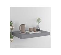 vidaXL Étagère Flottante 40x23x3,8 cm - Gris