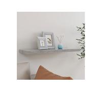 Vidaxl Etagère Murale Flottante Gris Béton 80x23,5x3,8 Cm Mdf
