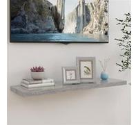 vidaXL Étagère murale flottante Gris béton 90x23,5x3,8 cm MDF