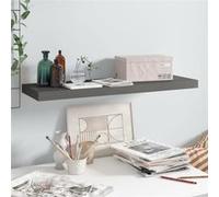 vidaXL Étagère Murale Flottante Gris Brillant 80x23,5x3,8 cm MDF