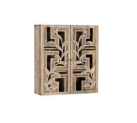 Étagère murale - Giner y Colomer - Mangier massif - Design ajouré - Style ethnique
