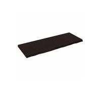 VIDAXL Étagère murale marron foncé bois massif traité