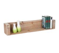 Étagère Murale Hwc-A15, Étagère De Suspension, Sapin Massif Rustique 60cm Multicolore
