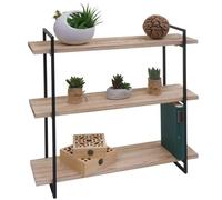 Mendler Étagère murale en bois - Naturel