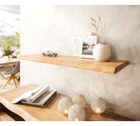 Étagère-murale Live-Edge 100 cm acacia nature bord d'arbre massif