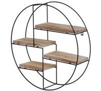 Mendler Étagère murale 4 niveaux - Bois