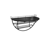 Etagère murale métal bouteilles 68x41