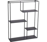 Étagère murale métal rectangle 60x45 cm - Table Passion - Noir - Métal Noir G